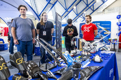 Stoisko Politechniki Rzeszowskiej na targach Edu Salon,